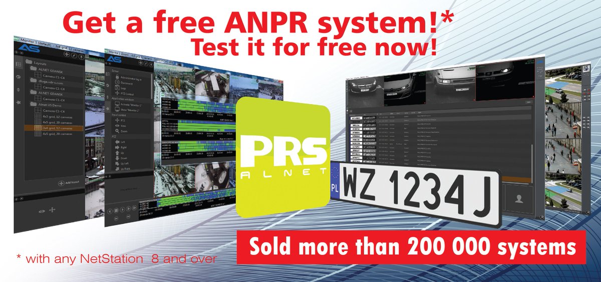 Alnet_Systems's tweet image. Get a free ANPR with Netstation VMS