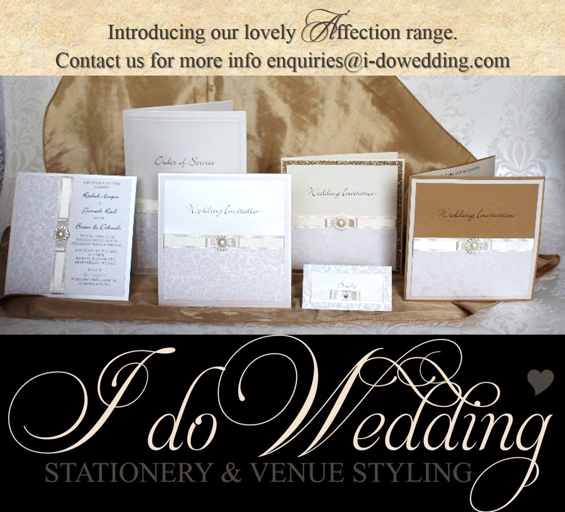 IdoWedding1's tweet photo. Introducing our new Affection range of elegant wedding stationery. Contact us for more info. #LeapIntoLove https://t.co/9wCPNq4cJg
