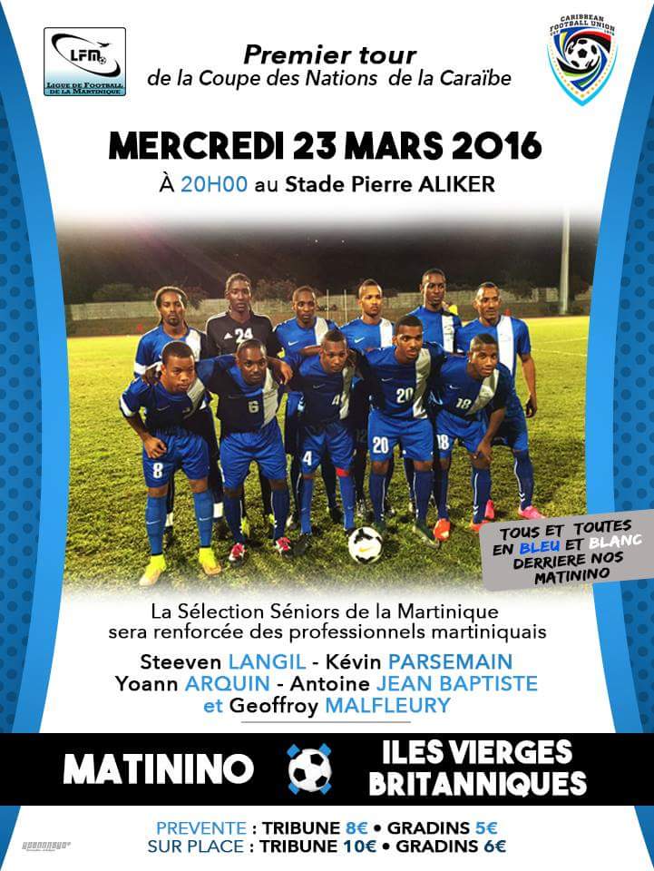 KParsemain's tweet photo. Rendez-vous le 23 mars ;) 
See you on march the 23rd ⚽
#GoldCup2017 #Martinique #Matinino #KP17 https://t.co/A7fmdzzrKz