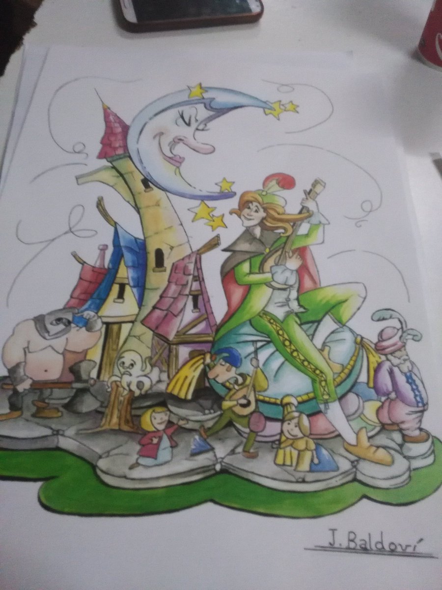 Monument gran 2016!! El qui canta el mal espanta! Artista: Julian Baldovi