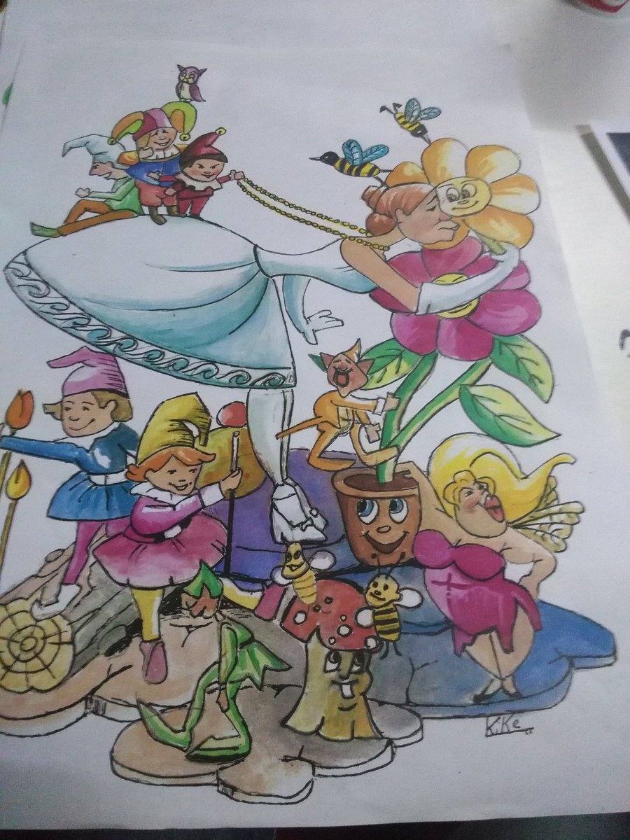 Monument infantil 2016! El jardi de la princesa! Artista: Quique Tur