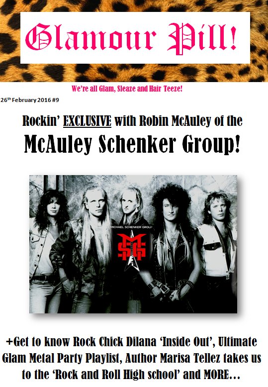 Glamour Pill! Issue #9 with Robin McAulley OUT NOW!!! glamourpillmagazine.wix.com/glamourpillmag…