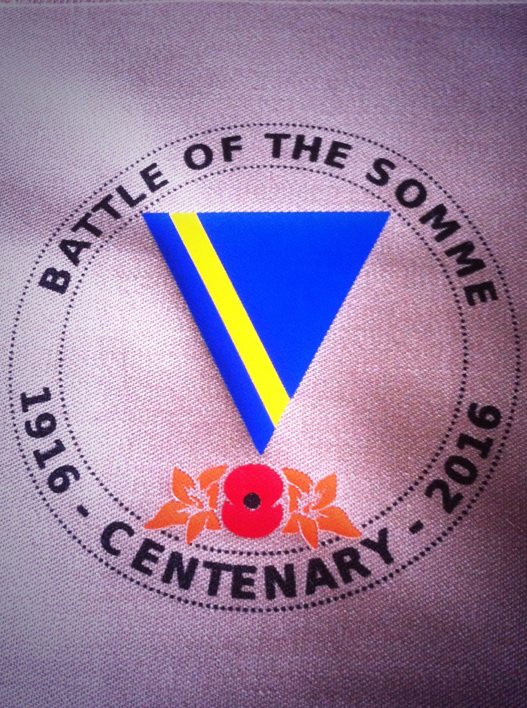 questprinted's tweet image. Screen printed &amp;amp; vinyl samples for BOTS Centenary armbands #Screenprinting #somme100