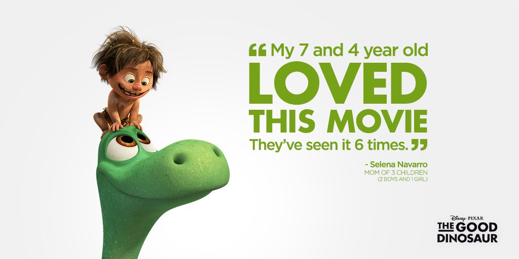 Each time is a new adventure! This weekend, watch the #GoodDino with your family! Order: di.sn/6003BkuwW