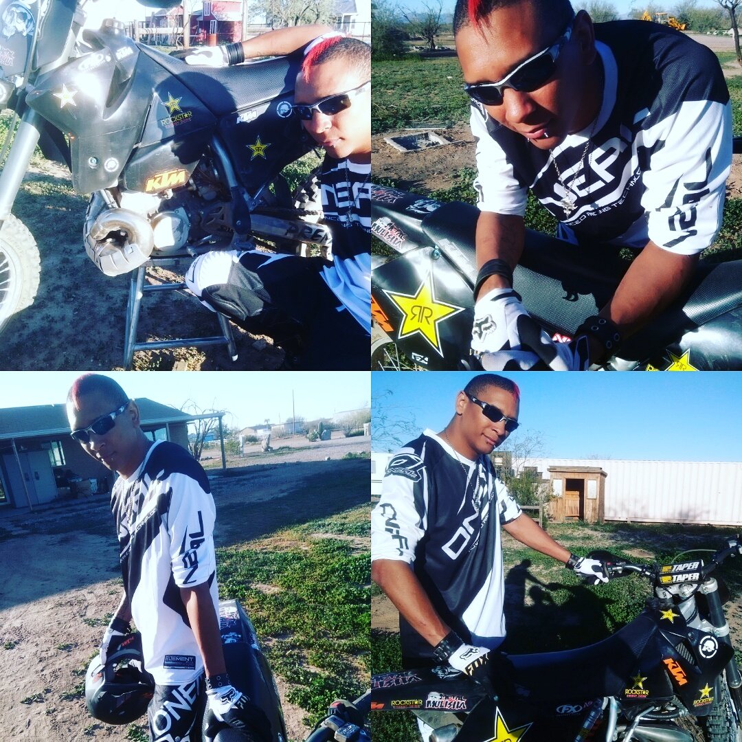 Over_NowMK's tweet photo. Loving the new gear from Oneal and fox. Next adding white to the bike. https://t.co/f7cZkAibes
