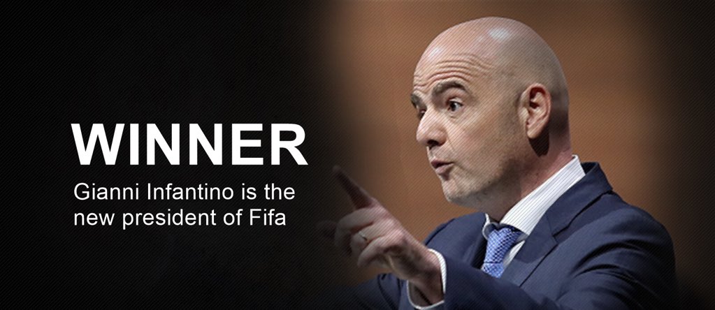 EPSNFC's tweet photo. BREAKING: Gianni Infantino has been elected FIFA president. https://t.co/VY4mA61lPg