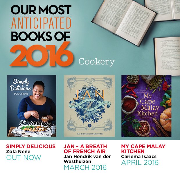 PenguinBooksSA's tweet photo. We're so excited about these new enticing cookbooks! See our full list of 2016 favourites: https://t.co/46zE5fdREP https://t.co/3q1PMLIgrF