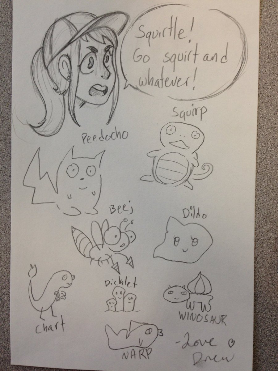 dandydrew's tweet photo. Drew my favorite Pokemon trainer @GamingBonsai Clearly I'm a #Pokemon expert https://t.co/UZL1GGAby5