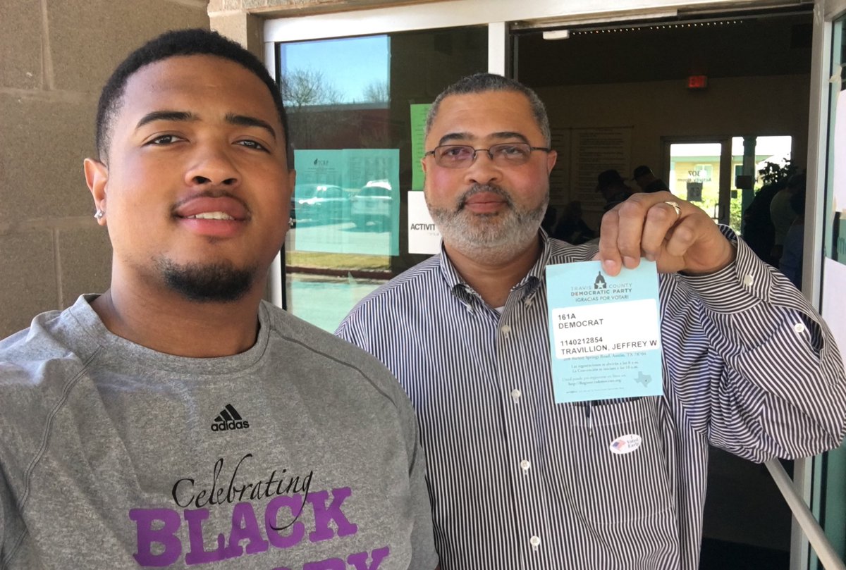 Yesterday I voted with my son for the March 1 Primary. Today is the last day to vote early! MyTexasVotes.org