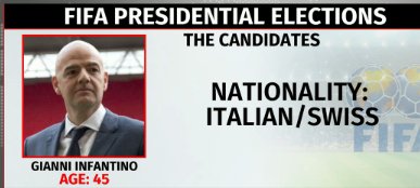 DripDripSplash1's tweet photo. Having a look at the FIFA presidential candidates | Watch #GameON! #Dstv405 #fifaPresidency #FIFAelection https://t.co/3rGyBdAOj5
