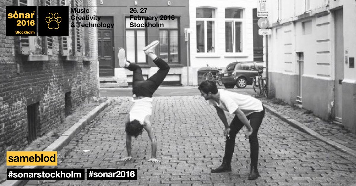 SonarStockholm's tweet image. Due to illness Mura Masa sadly has to cancel his performance – amazing pop act @Sameblod will replace!