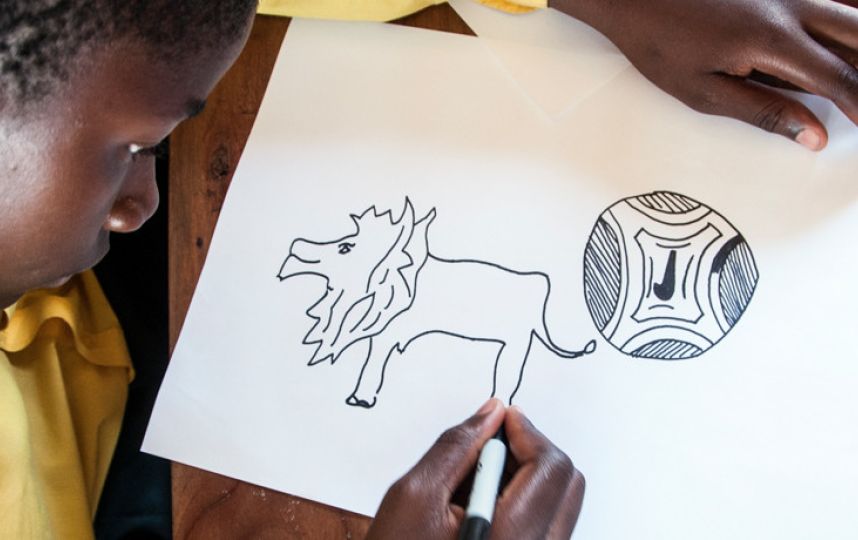 metronewyork's tweet image. Creative collective helps children triumph on and off the soccer field #DreamfieldsProject bit.ly/1oMqaY1