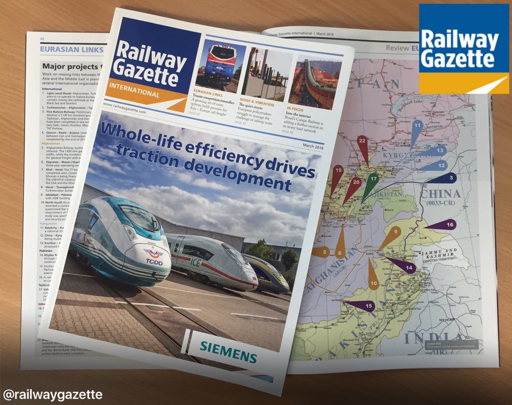 The March issues of Railway Gazette International have been dispatched