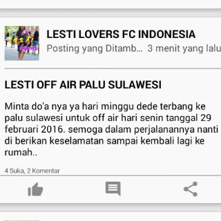 LesLoPi_SulSel's tweet photo. Hay LesLov Palu siap2 di goyng with @Lesti_Jenong_DA PRINCESS DANGDUT &amp; THE GOLDEN VOICE #SuaraEmas  #AranaProject https://t.co/t7fYLuykmN