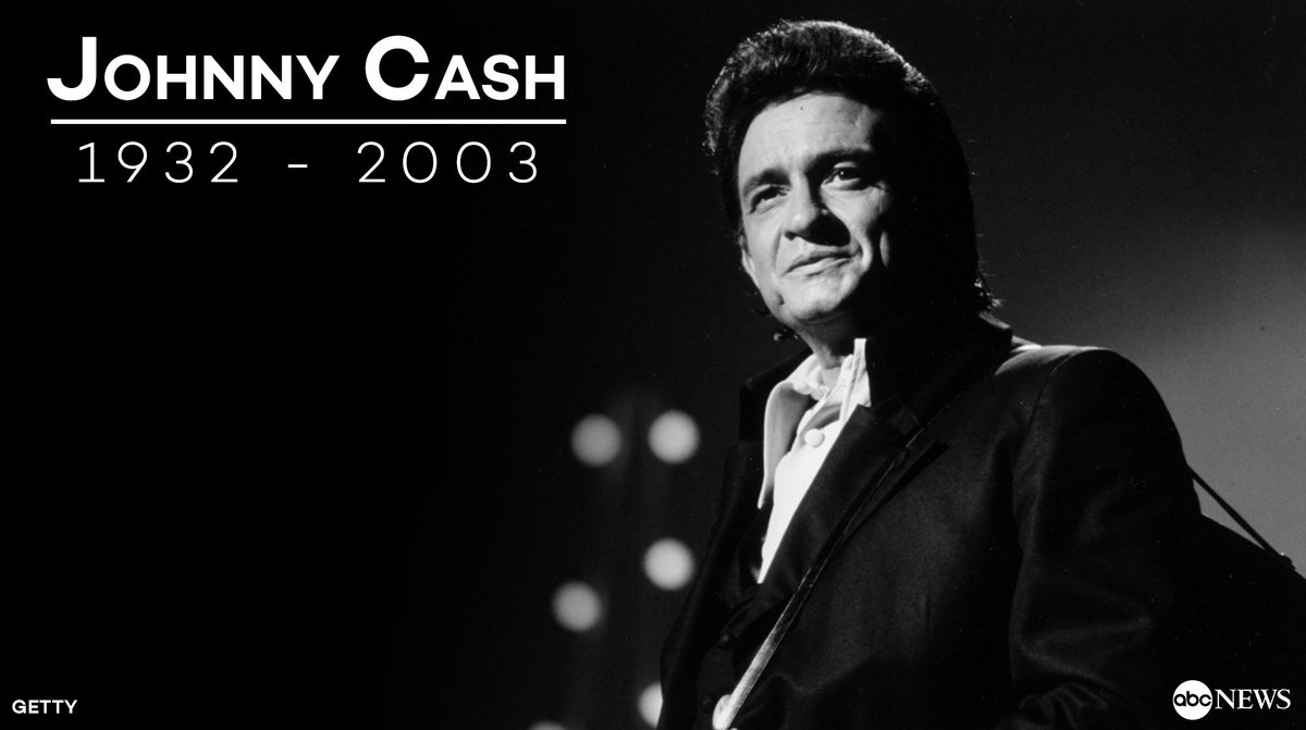 GMA's tweet image. Happy birthday, Johnny Cash. The music legend would have turned 84 years old today.