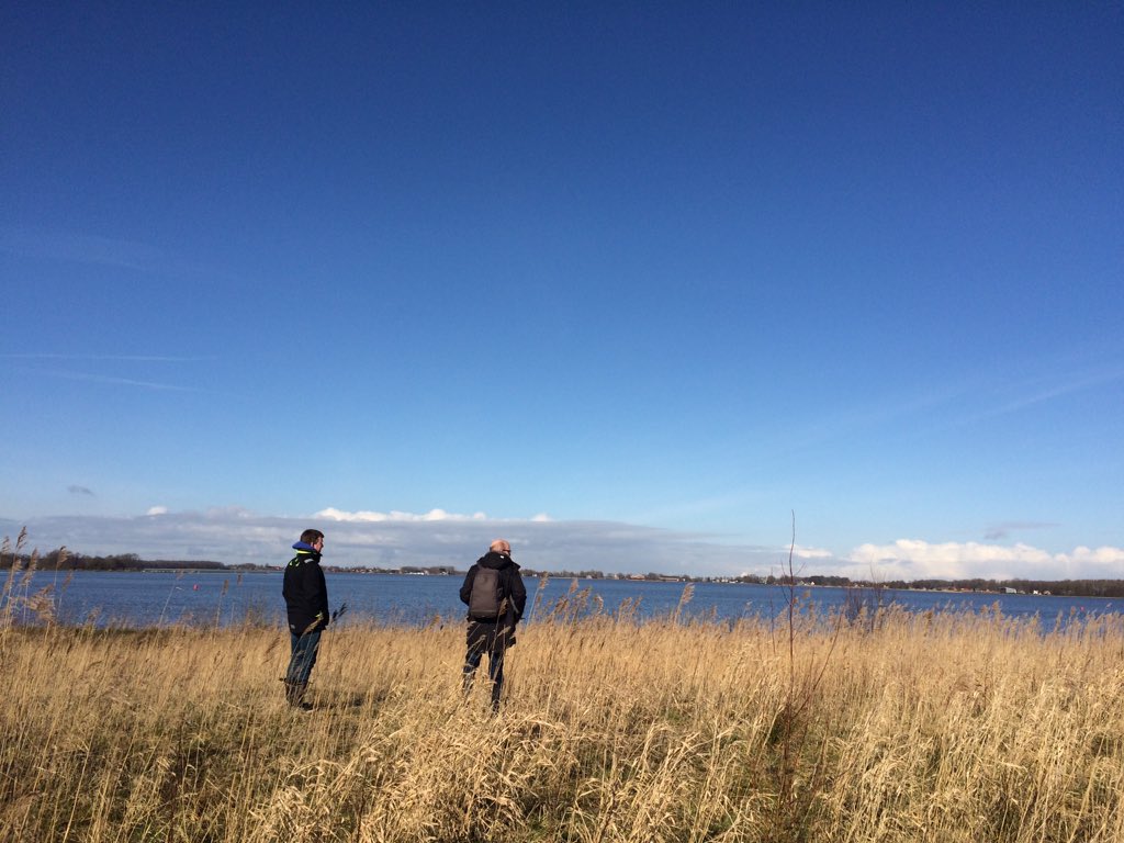 Mooie dag voor een interview in #blauwestad