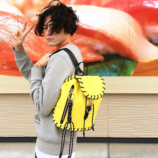 acne studios rope backpack