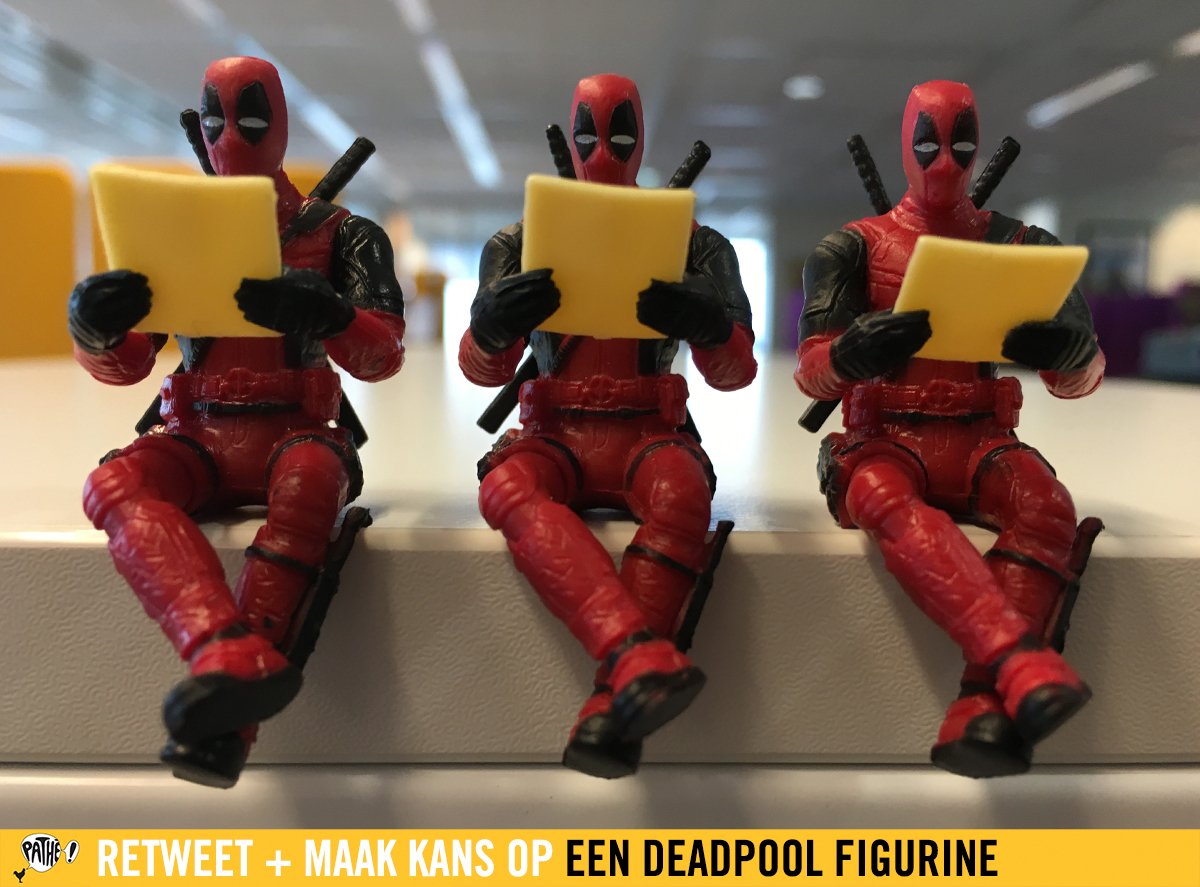 Pathenederland's tweet image. Heb jij nog een goed plekje voor één van deze Deadpool figurines?

RT en maak kans!