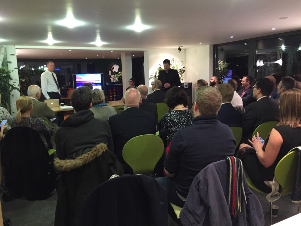 #BillCotton from @bournemouthbc in DJ! presents while <a href="/mattdesmier/">Melon Husk</a> enjoys! Successful Digital Leaders launch