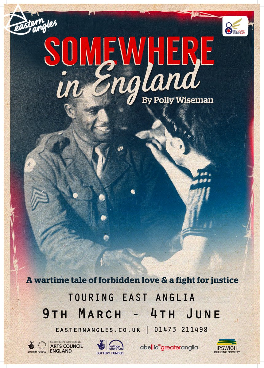Firecrazee's tweet photo. @somewhereinengland Play about black GIs in WW2 March 9 - June 4 https://t.co/2y8Sr2UiiU

  @8thEast @easternangles https://t.co/bshSvWt2Zt