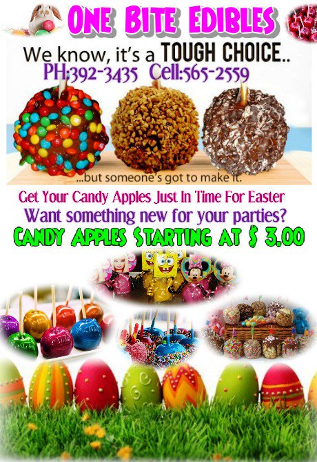 #Order now Candy Apples conta.cc/24fbcKl