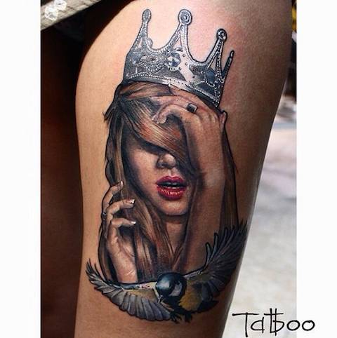 Tatuagens realistas da russa Valentina Ryabova CcJILGHW8AADdoh - Tatuagens realistas da russa Valentina Ryabova