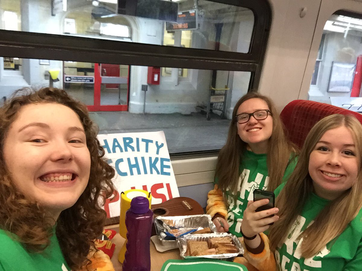 GetBusyLivingJB's tweet photo. On our way to London Waterloo thanks to a lovely @SW_Trains conductor!!! #ExeterJailbreak https://t.co/Z6Y9yY1Bg7