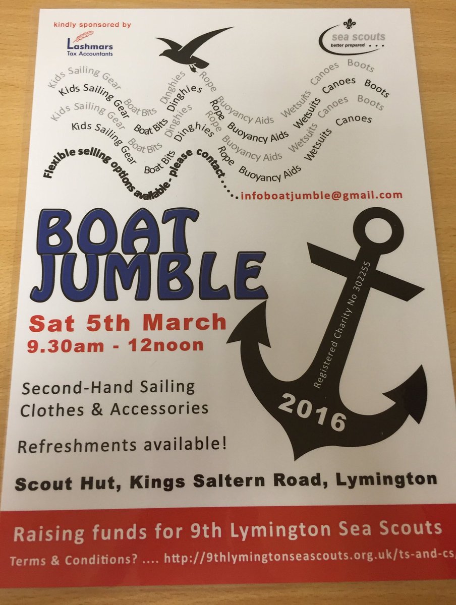 It's almost boat jumble time !