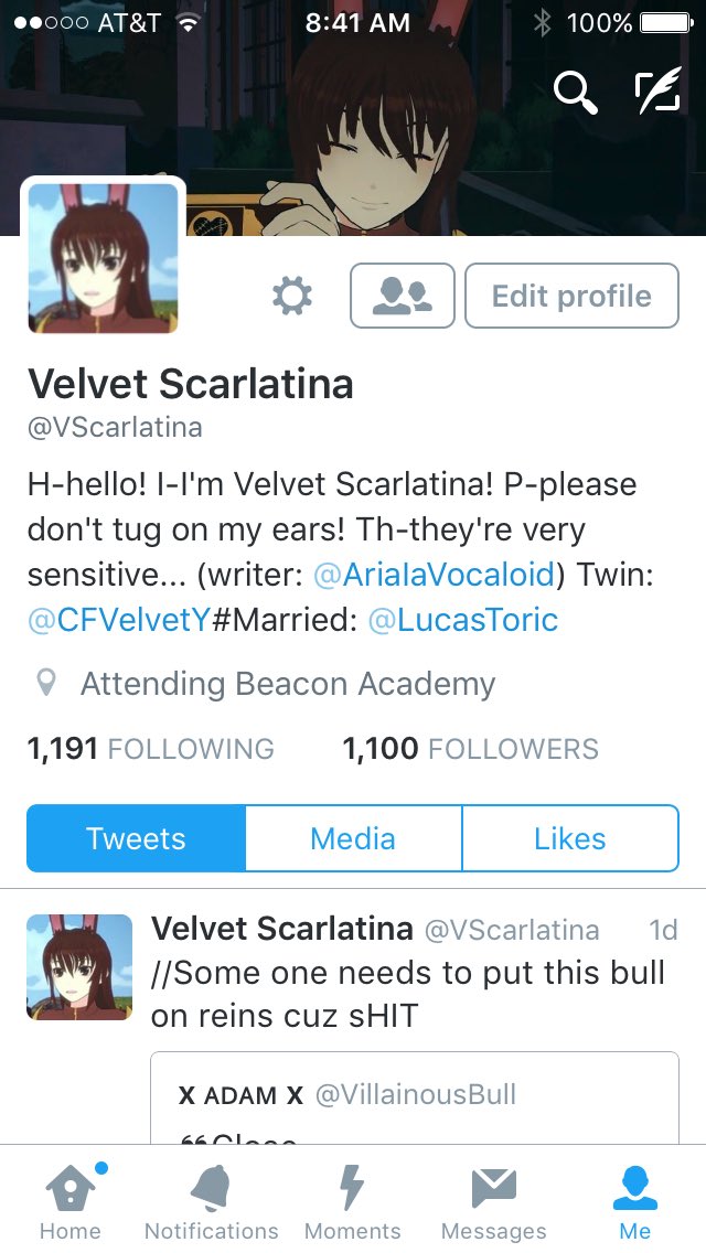 "W-Woah!! 1,100 followers?! Th-Thank you guys so much!!"