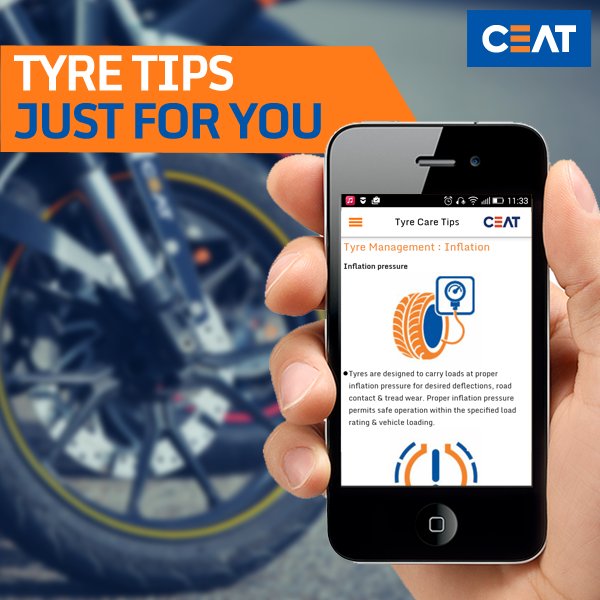 CEAT TYRES on Twitter "Get the CEAT mobile app for tyre inspection