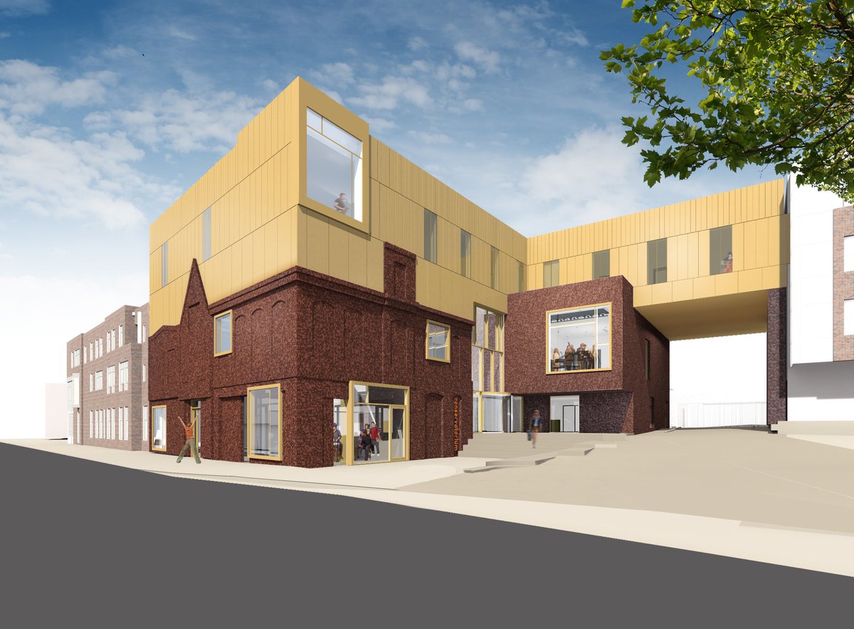Wolter &amp; Dros tekent voor de upgrading van het Prins Clause Conservatorium te Groningen wolterendros.nl/nl/nieuws/deta… #tbi