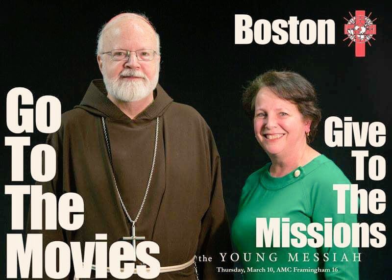 BostonMissions's tweet photo. #TheYoungMessiah on @CardinalSean "must see" list Tickets 2 Boston premiere https://t.co/IscI246Qns @bostoncatholic https://t.co/Yz3lDkk4tH