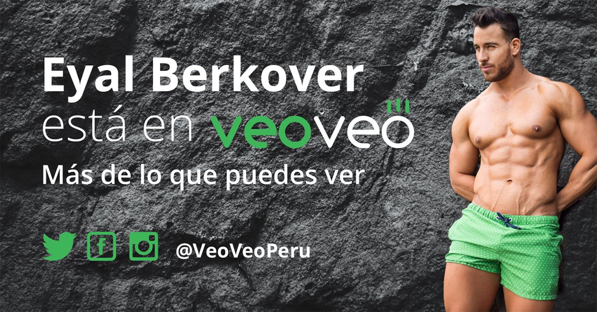 FcEyalBerkCH's tweet photo. @EyalBerkover esta en @veoveoperu suscribanse ya!! ingresando a https://t.co/7Kt367DflV videos exclusivos! ☺ https://t.co/Y1Lg9vIx3n