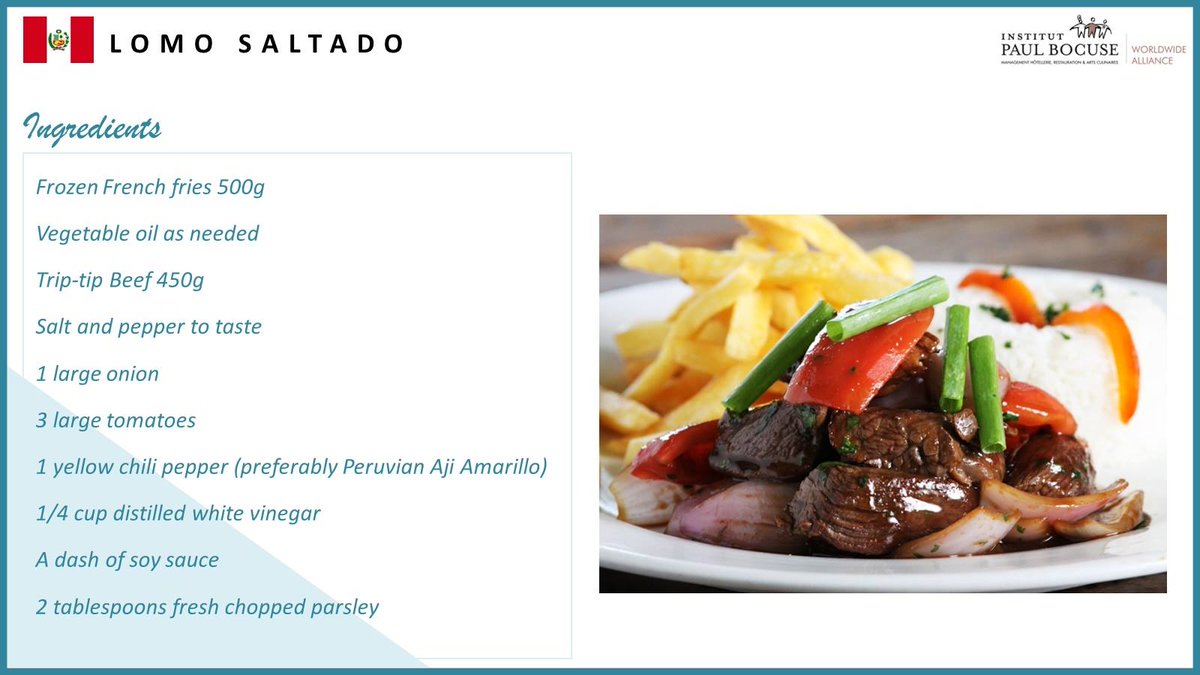 Institut Paul Bocuse On Twitter Alliancefridayrecipe