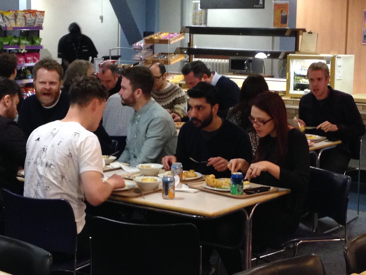 JunctionForty5's tweet photo. The alternative spirit is strong at the @BBC6Music away day particularly in the apple crumble... https://t.co/se9Anzh1W7