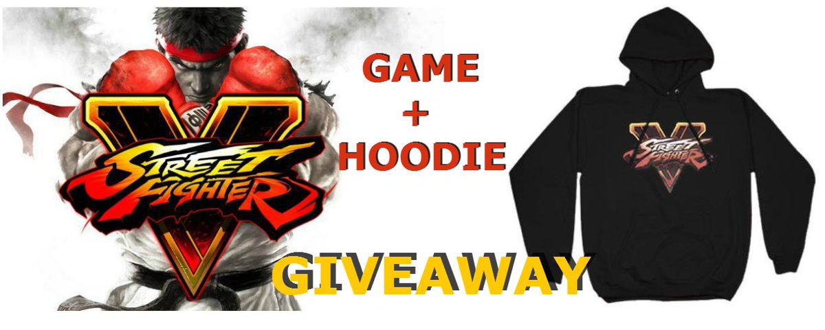 OfficialPCMR's tweet photo. Want to win a copy of Street Fighter V + an official hoodie?! Enter the GIVEAWAY here: https://t.co/YpfgX5vYPe https://t.co/h7NRMz0xsS