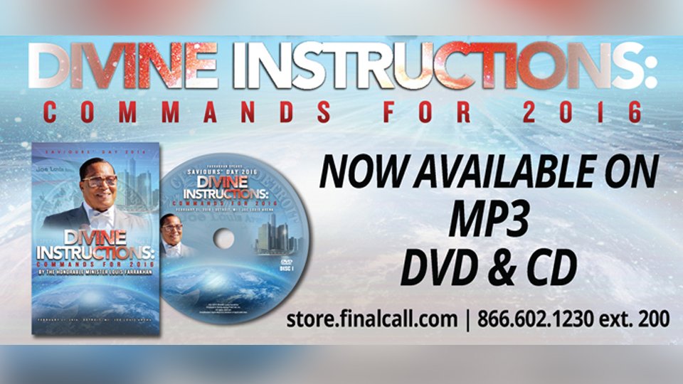 noisavioursday's tweet image. Now Available! Get your copy of Minister @LouisFarrakhan's #SD16DET keynote--&amp;gt; store.finalcall.com/default.asp