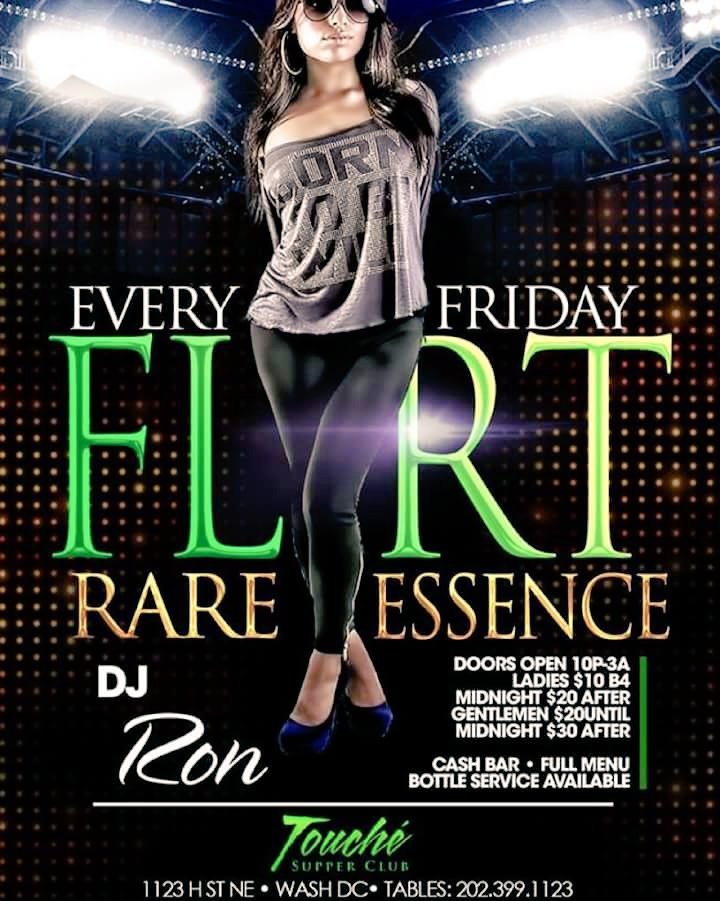 TONIGHT!!!  @ TOUCHE' 
RARE ESSENCE FT. Jas Funk
MATURE CLIENTELE
DJ RON
#100ProofEntertainment