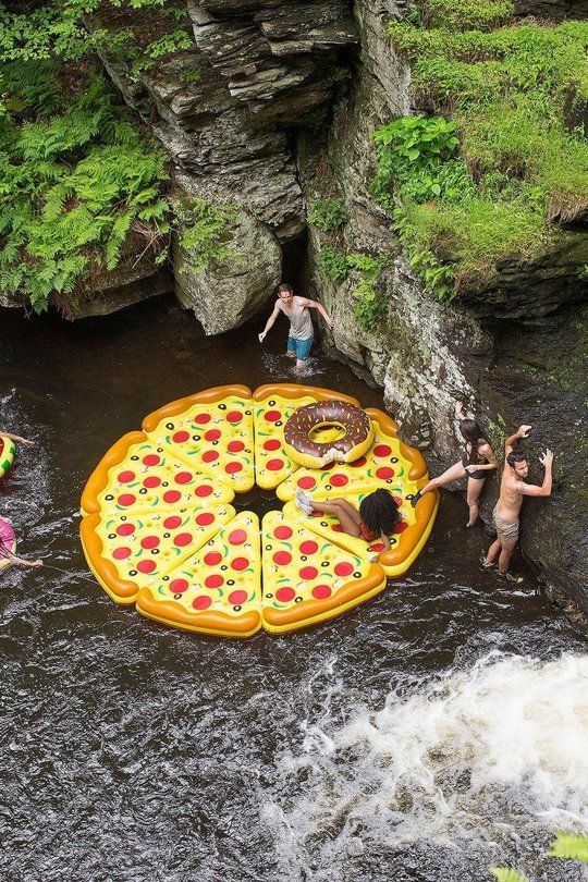 Is anyone else dreaming of Summer lately?? #PizzaFloat