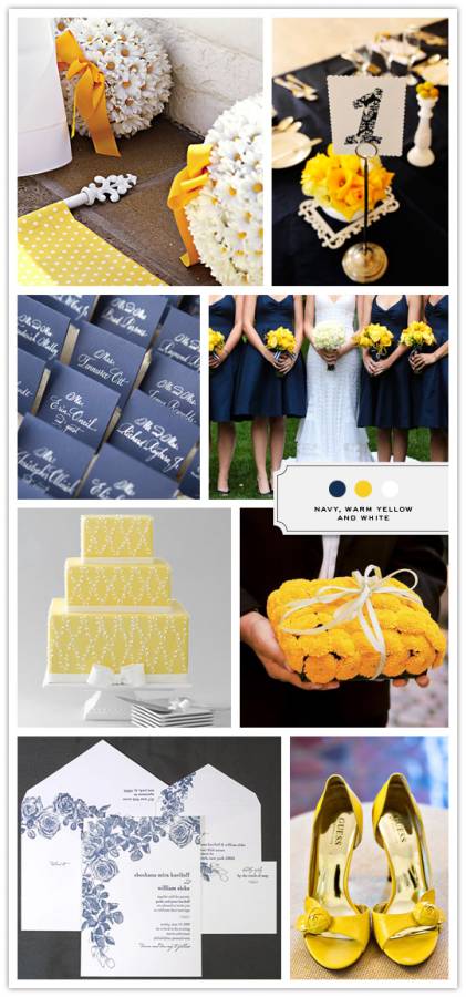 Color Palette: Navy, Yellow, White is.gd/Qk5vTJ