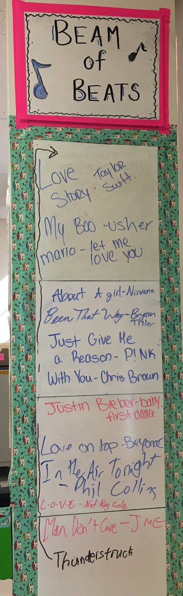 Mrs_Helly's tweet photo. What song should be playing when Romeo and Juliet meet? @MrSchoenbart #beamofbeats #ossiningpride https://t.co/0VqYLx4gV7
