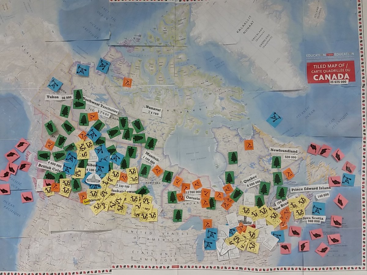 NeilTeaches's tweet photo. This is what Grade 9 K&E social studies looked like this week. #geographicthinking #atlaswork https://t.co/iTyVK7Zupf