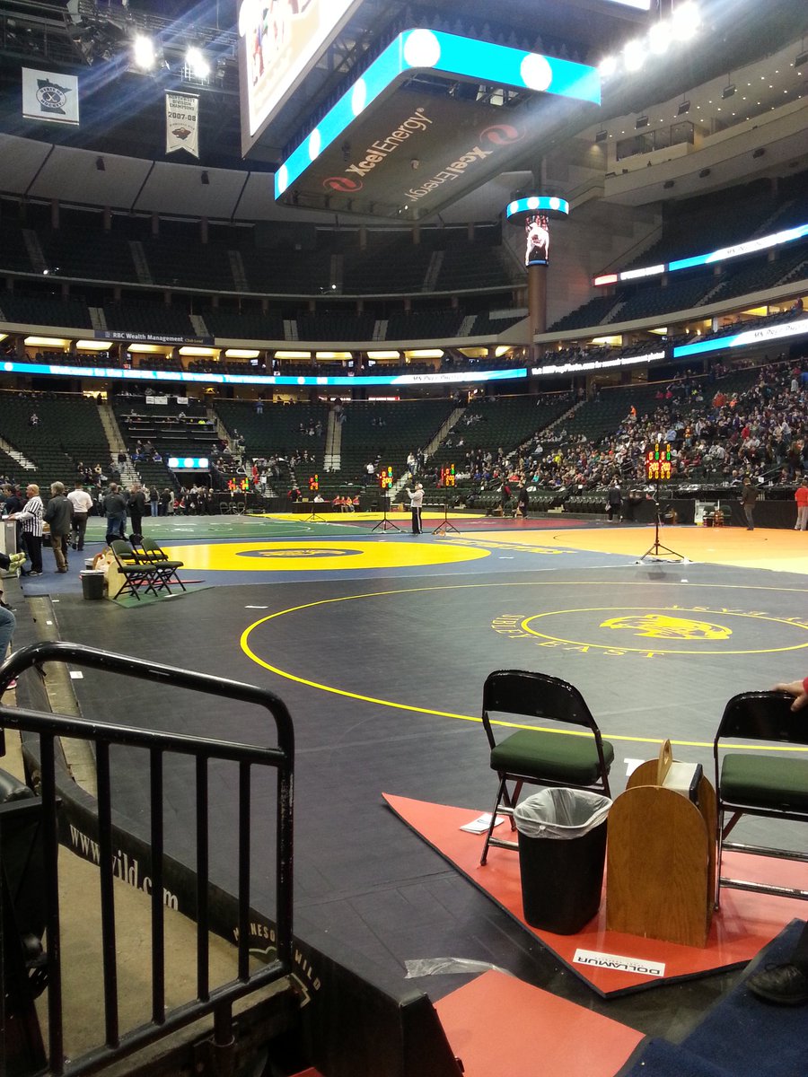 Calm before the storm. 2016 State Wrestling Tournament. #GoCadets <a href="/AllThingsSTA/">Saint Thomas Academy</a> <a href="/CadetsAthletics/">Tim Mannigel</a>