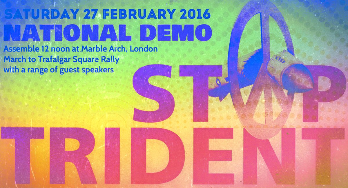 Varjak_band's tweet photo. #StopTrident join the national demo tmrw, help scrap the £100bn funding for the death machine that is trident @CNDuk https://t.co/WzqKwFaipw