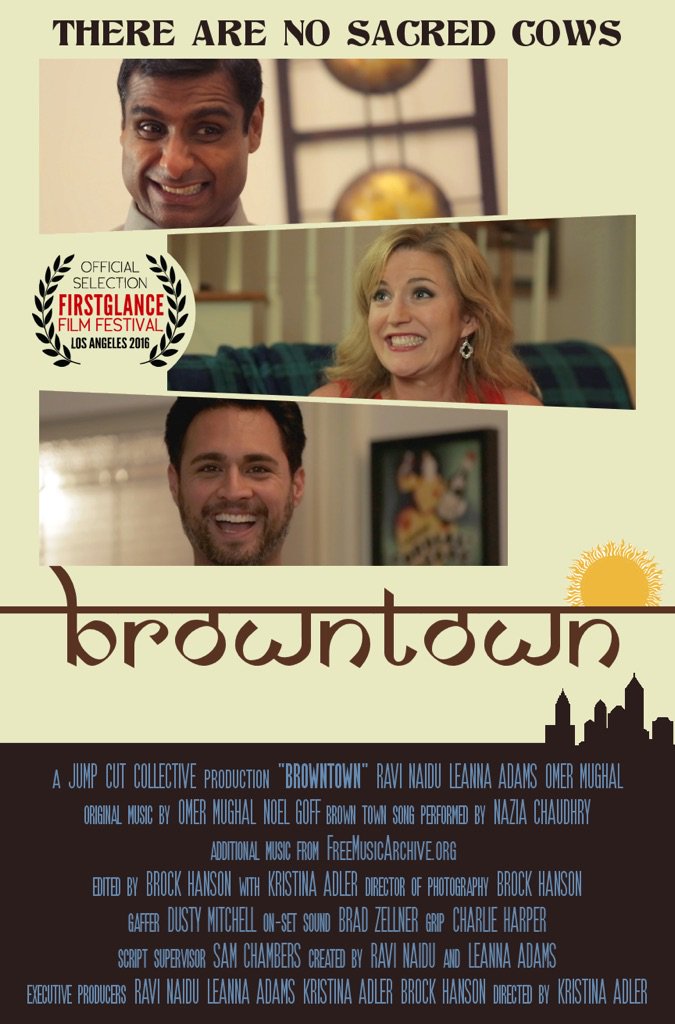 BrownTownShow's tweet photo. We screen @FirstGlanceFilm Apr 15-17. Join us! #FGLA16 #supportindiefilm #nosacredcows @RaviNaiduActor @leannaadams https://t.co/G9NU1gI31C