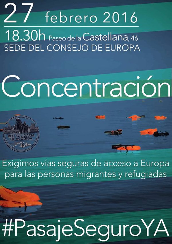 Marodriguez1971's tweet photo. #PasajeSeguro La cita en Madrid, este sábado, es a las 18:30 horas, Paseo de la Castellana 46. #27F #27FPasajeSeguro https://t.co/Df85YGfjHF