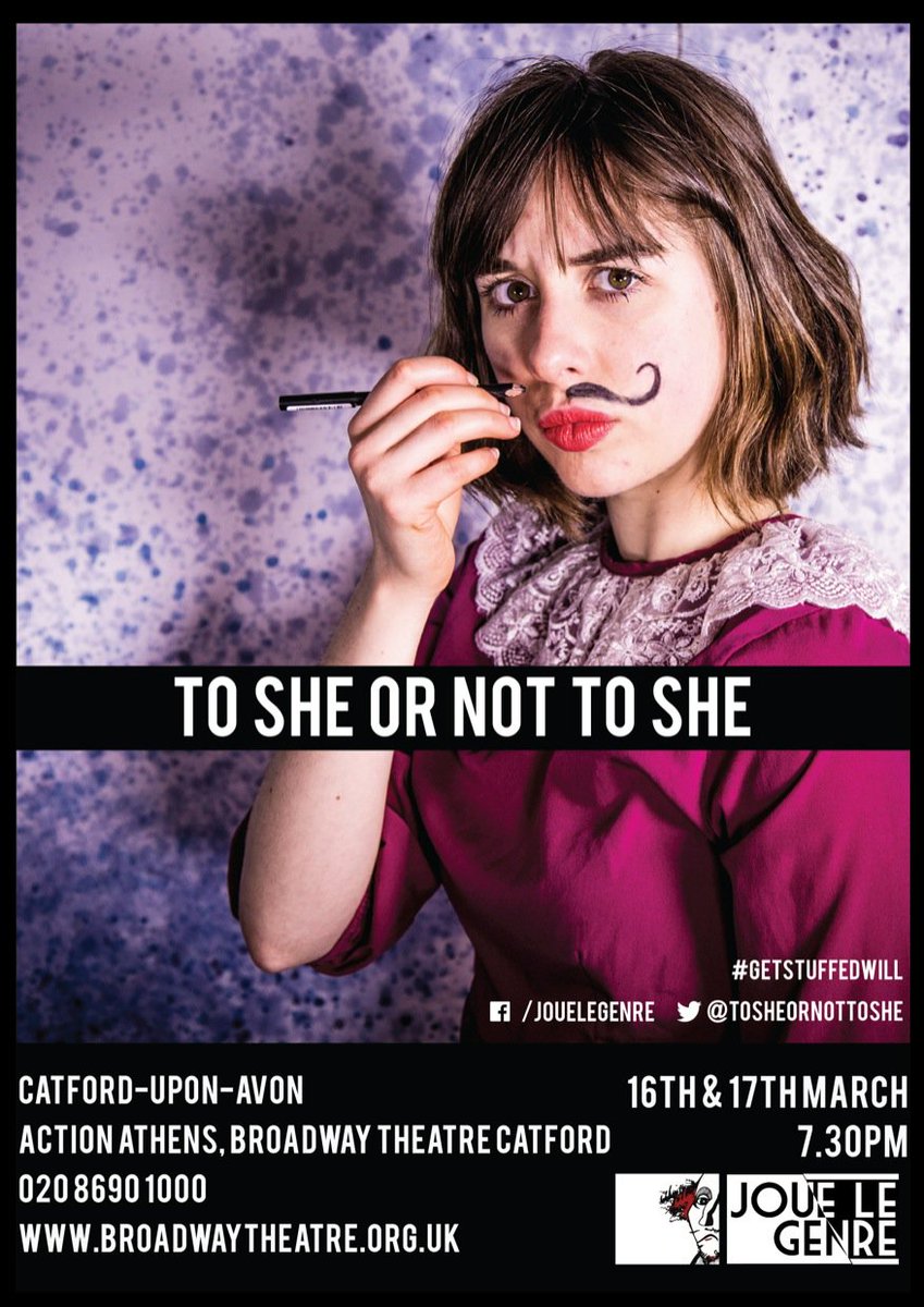 closeddoorsplay's tweet photo. What does Shakespeare mean to you? We want your responses for @avoncatford, quick video or photo #getstuffedwill https://t.co/clljSvPaOC