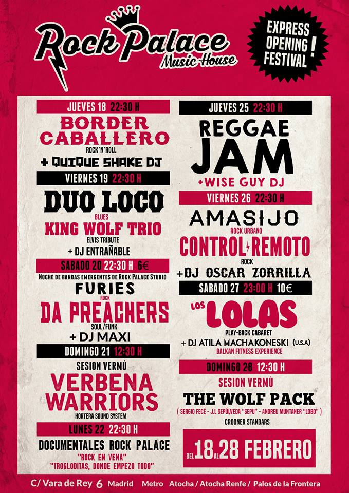 Ya queda sólo un fin de semana de #Express_Opening_Festival!!
Hoy es el turno de <a href="/AMASIJOROCK/">AMASIJO</a> y Control Remoto.