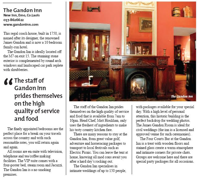 Bestofirlseries's tweet photo. Staying in #Laois? Consider the boutique @gandoninn #Emo. The former coach house is home to a great bar &amp; eatery too https://t.co/7lEfpCpKpd