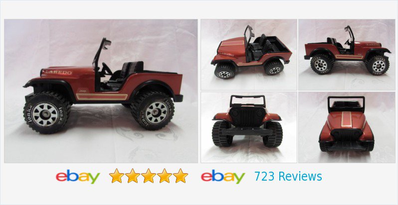 EtagereAntiques's tweet photo. #Vintage #Tonka #JeepLaredo Plastic Toy Made in USA #toy #gotvintage https://t.co/Xet6XntAlm? https://t.co/hMjz1EOxer